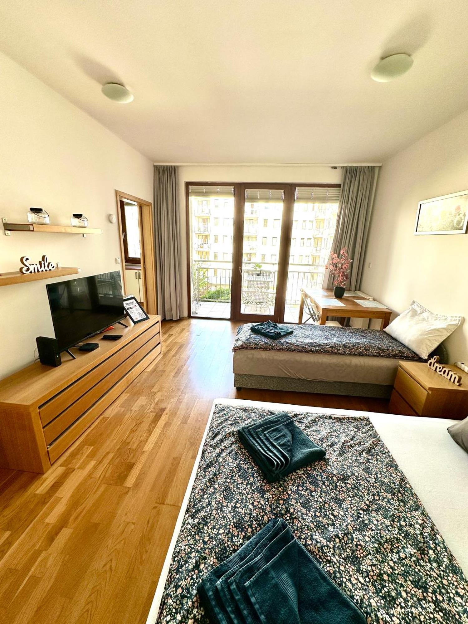 Central Apartment With Balcony 布达佩斯 外观 照片